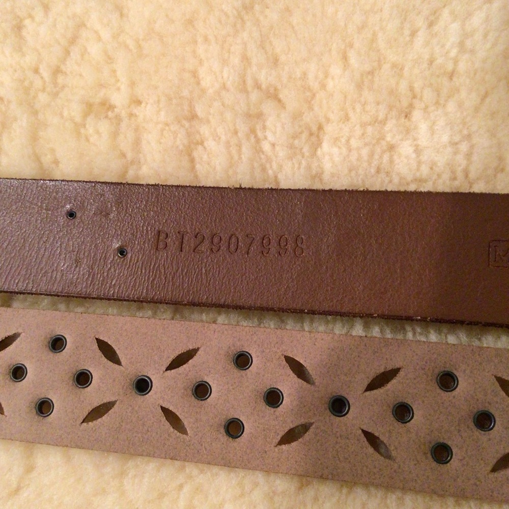 Fossil Set Of 2 Studded Leather Belts - image 7